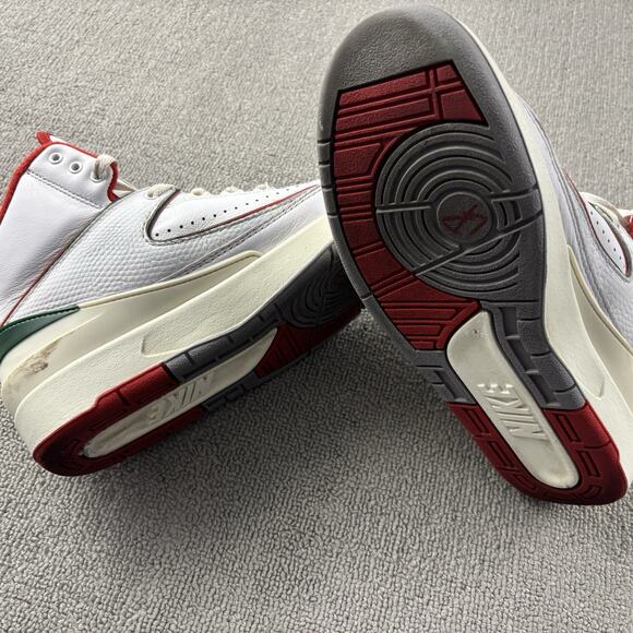 Nike Air Jordan 2 Retro (GS) Origins White Shoes Size 6.5 Youth Womens Size 8 - Picture 14 of 15